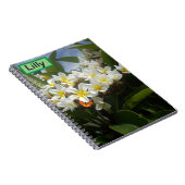 Frangipanis met vlinder, aangepast Notitieboek (Rechterzijde)