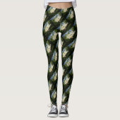 Frangipanis met vlinder, Leggings (Voorkant)