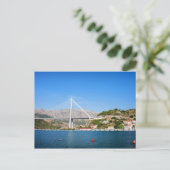 Franjo Tudjman Bridge in Dubrovnik Briefkaart (Staand voorkant)