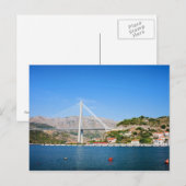 Franjo Tudjman Bridge in Dubrovnik Briefkaart (Voorkant / Achterkant)