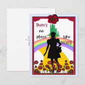 Frank Baum's Wizard of OZ No Place Like Home Kaart Notitiekaartje (Voorkant / Achterkant)