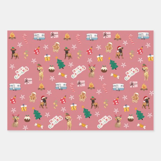 Frank & Baxter Kerst inpakpapier - Mixed 1 (Voorkant 2)