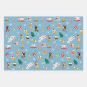 Frank & Baxter Kerst inpakpapier - Mixed 2 (Voorkant 3)