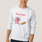 Frank, ben jij dat? Funny Pork BBQ Hoodie Design Trui (Voorkant)
