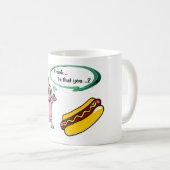 Frank ... Ben jij dat? Funny Pork BBQ Lovers Koffiemok (Voorkant rechts)