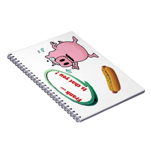 Frank.. ben jij dat? Funny Pork BBQ Lovers Notitieboek (Rechterzijde)