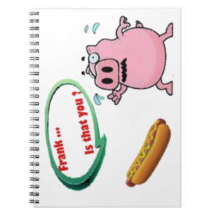 Frank.. ben jij dat? Funny Pork BBQ Lovers Notitieboek