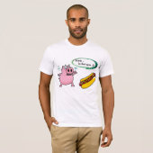 Frank, ben jij dat? grappige Hot Dog Humor 100 Cot T-shirt (Voorkant volledig)