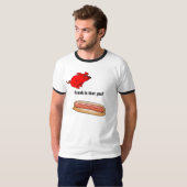 Frank ben jij dat? Ringer T-shirt (Voorkant volledig)