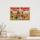 Frank Buck brengt me terug op live Circus Poster (Keuken)