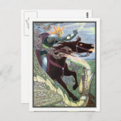 Frank C. Papé Pape - Falcon the Hunter Briefkaart (Voorkant / Achterkant)