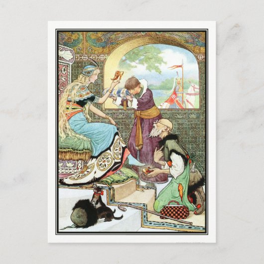 Frank C. Papé Pape - Russisch verhaal Briefkaart (Voorkant)