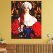 FRANK CADOGAN COWPER - DE BLAUWE VOGEL - 1918 - CANVAS AFDRUK (Insitu (Woonkamer))