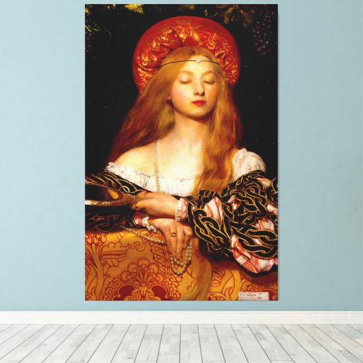 FRANK CADOGAN COWPER | VANITY 1907 Pre-Raphaeliete Canvas Afdruk (Insitu (Houten vloer))