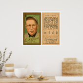 Frank Chance Cubs Baseball 1911 Poster (Keuken)