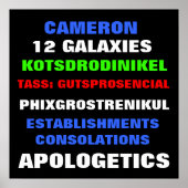 Frank Chu Sign Poster (Voorkant)