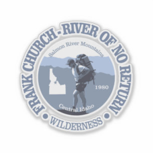 Frank Church-River of No Return WA (BG) Sticker