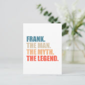 Frank De Man De Mythe De Legende Briefkaart (Staand voorkant)
