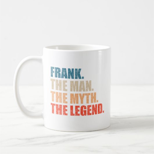 Frank De Man De Mythe De Legende Koffiemok (Links)