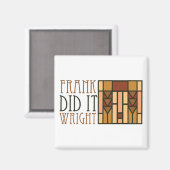 Frank deed het goed magneet (Voorkant / Achterkant)