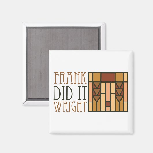 Frank deed het goed magneet (Voorkant / Achterkant)