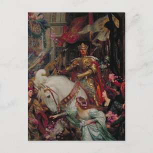 Frank Dicksee - Het Twee Kronen Briefkaart