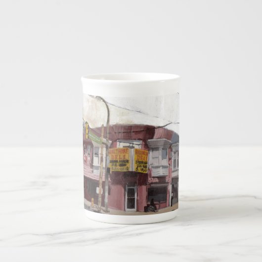 Frank Eats bij de Baltimore Deli - Mok (Voorkant)