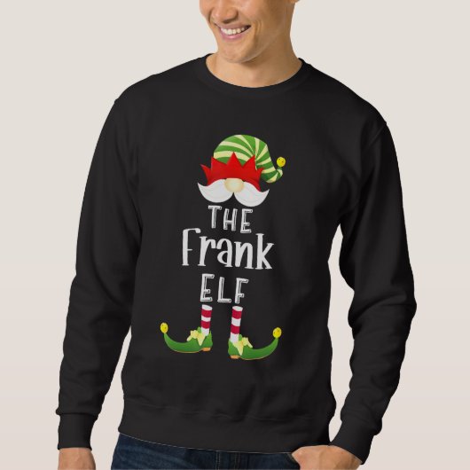 Frank Elf Group Kerstmis Pajama Partij Trui (Voorkant)