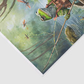 Frank en George Go Vist, Vist Frogs Tissuepapier (Detail)