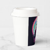 Frank en kat Salem papieren koffiekopje Papieren Bekers (Rechts)