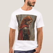 Frank Frazetta Jong Roodharige Vrouw Olieverfschil T-shirt (Voorkant)