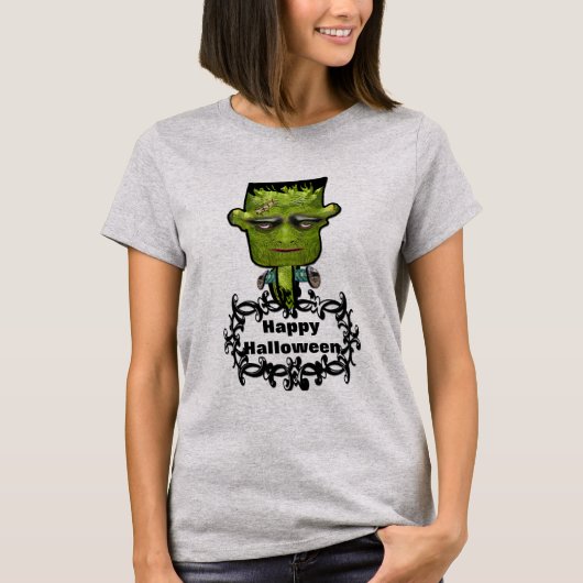 Frank Fright Halloween Night T-shirt (Voorkant)