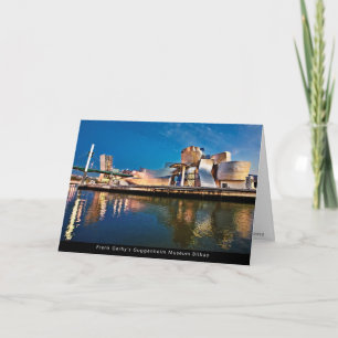 Frank Gerhy's Guggenheim Museum Bilbao Kaart