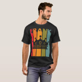 Frank Gift Idee voor Boys Mannen Retro Voornaam T-shirt (Voorkant volledig)