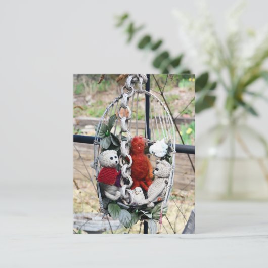 Frank, Leo en Mandarijn Briefkaart (Staand voorkant)