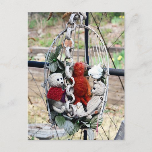 Frank, Leo en Mandarijn Briefkaart (Voorkant)