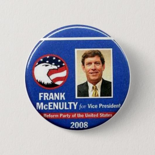 Frank McEnulty voor Vice President Button (Voorkant)