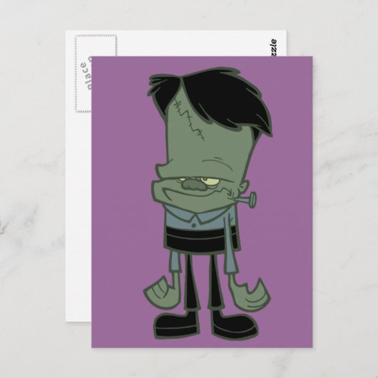 Frank N. Stein Briefkaart (Voorkant / Achterkant)