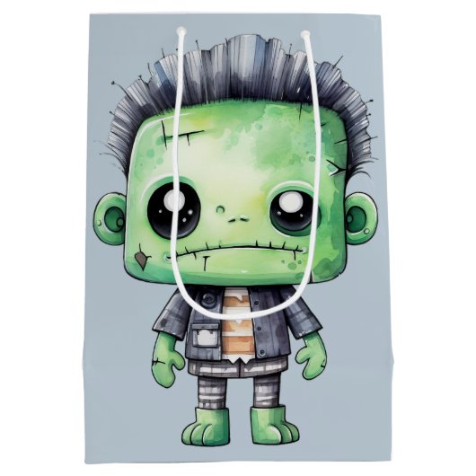 Frank N. Stein Trick or treat Medium Cadeauzakje (Achterkant)