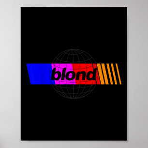 Frank Rapper Blond R& b Album Ocean Wereldbol Poster