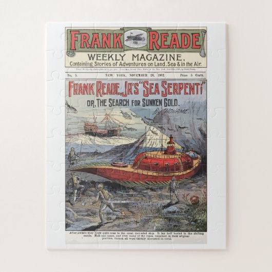 Frank Read Jr Futurist Sci-Fi, uitgave 1-5, 1902 Legpuzzel (Verticaal)