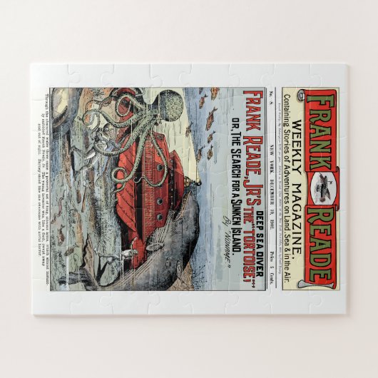 Frank Read Jr Futurist Sci-Fi, uitgave 1-8, 1902 Legpuzzel (Horizontaal)