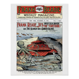 Frank Read Jr Futurist Sci-Fi, uitgave 1-8, 1902 Perfect Poster