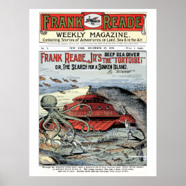 Frank Read Jr Futurist Sci-Fi, uitgave 1-8, 1902 Poster