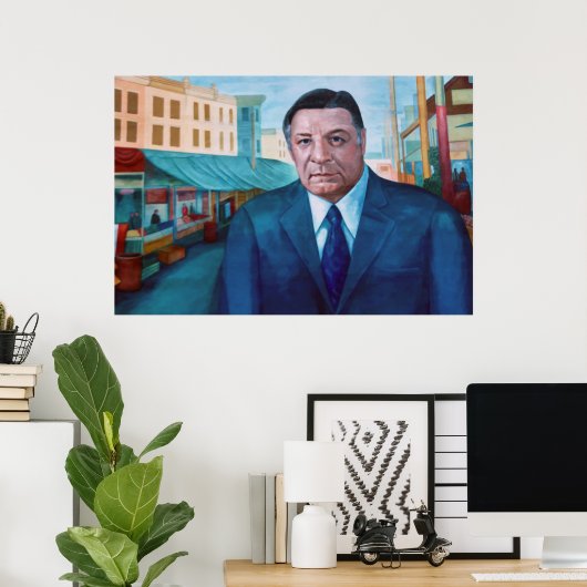 Frank Rizzo Mural Poster (Thuiskantoor)