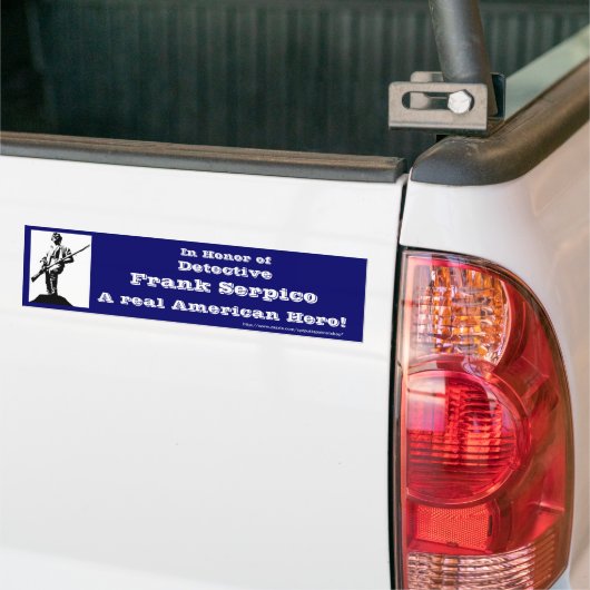 Frank Serpico Bumpersticker (Op Truck)