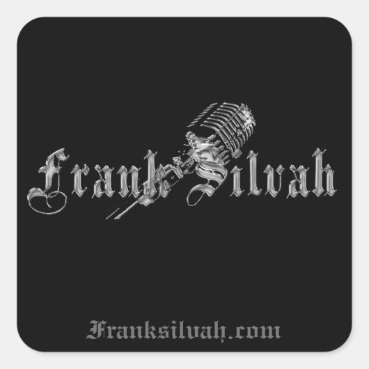 Frank Silvah Edition (sticker) Vierkante Sticker (Voorkant)