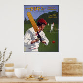 Frank Sugg cricket vleermuizen, 1906 Poster (Keuken)