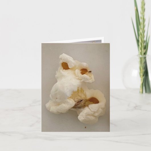 Frank The Popcorn 🍿 Kritter met een grote neus Bedankkaart (Voorkant)