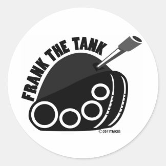 Frank The Tank Logo Sticker